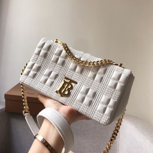 BurBerry Sac à bandoulière en cuir 7462 Blanc