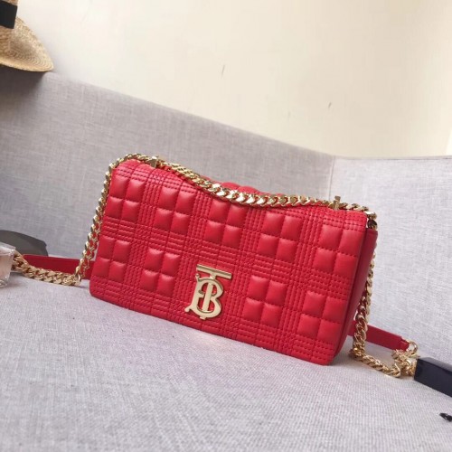 BurBerry Sac à bandoulière en cuir 7462 rouge