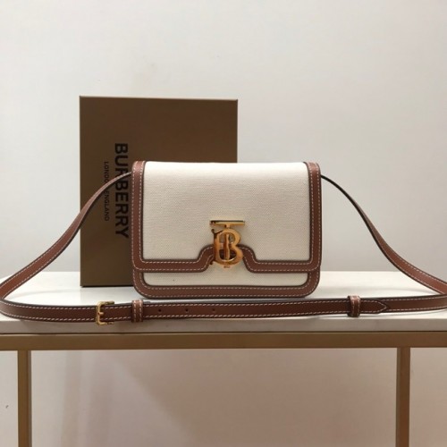 BurBerry Sac à bandoulière en cuir 80146 marron