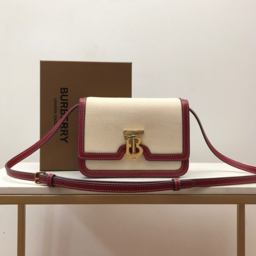 BurBerry Sac à bandoulière en cuir 80146 rouge