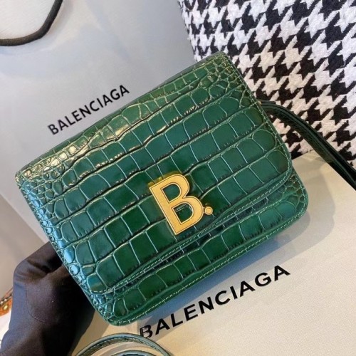 BurBerry Sac à bandoulière en cuir 80195 vert