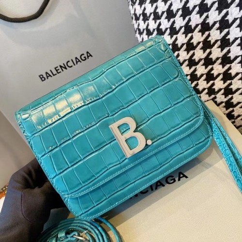 BurBerry Sac à bandoulière en cuir 80195 bleu ciel