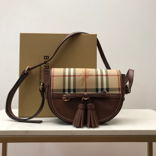 BurBerry Sac à bandoulière en cuir 82665 marron