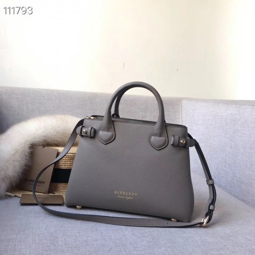 BurBerry Sac fourre-tout en cuir 7461 gris