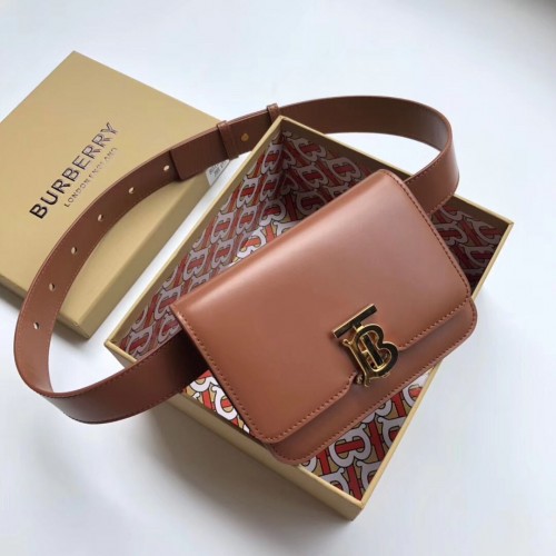 BurBerry Original Cuir Thomas Sac Ceinture BU55699 Marron