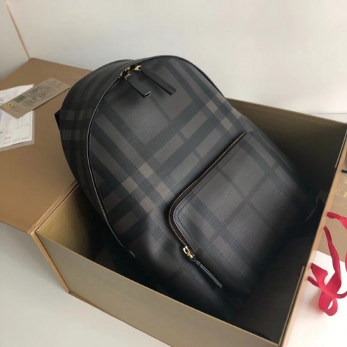 Burberry Grand sac à dos en toile BU41002 noir