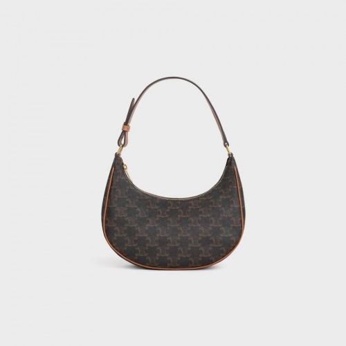 SAC CELINE AVA EN TOILE TRIOMPHE CL93953 TAN