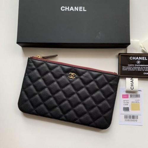 CHANEL 19 Caviar Original Sac de cabine en cuir AP1060 noir