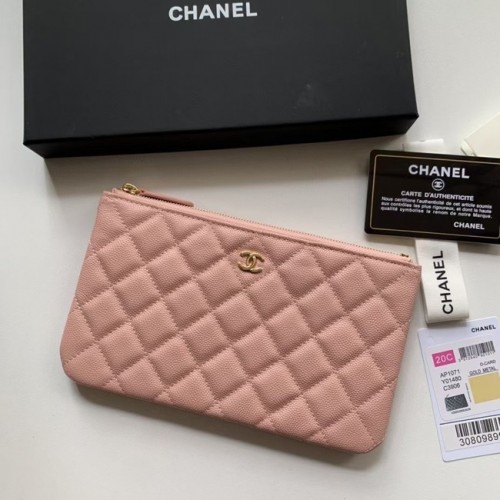 CHANEL 19 Caviar Original Sac de cabine en cuir AP1060 rose