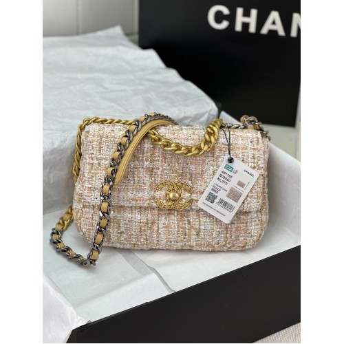 CHANEL 19 SAC À MAIN AS1160&AS1161 rose clair