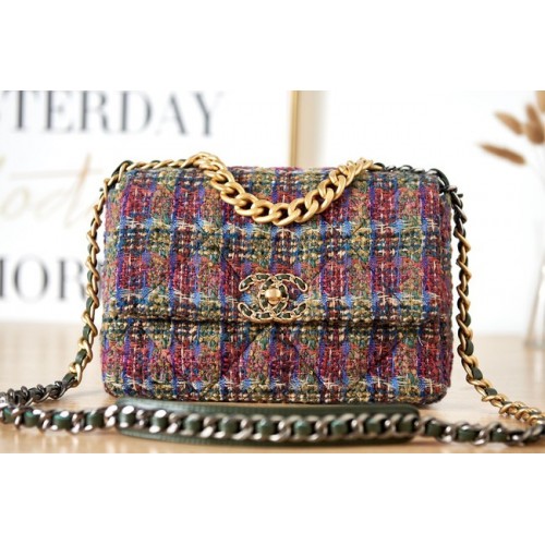 CHANEL 19 SAC À MAIN AS1160&AS1161 rose