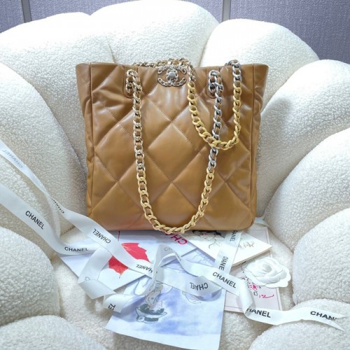 CHANEL 19 SAC SHOPPING AS3519 abricot