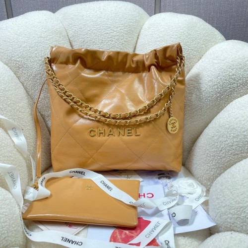 SAC À MAIN CHANEL 22 AS3260 abricot