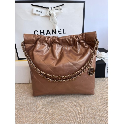 SAC À MAIN CHANEL 22 AS3260 marron