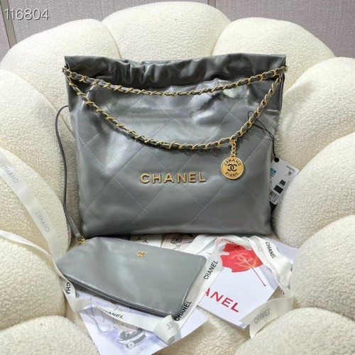 CHANEL 22 PETIT SAC A MAIN AS3260 gris