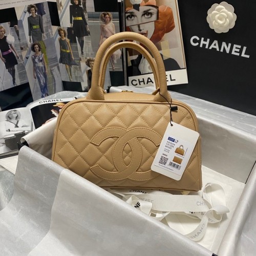 CHANEL Sac Bowling AS3034 abricot