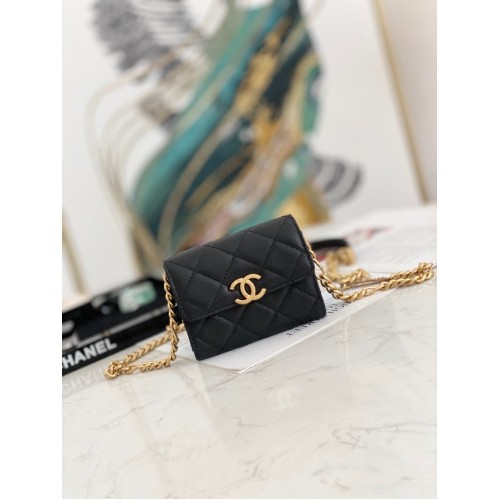 CHANEL POCHETTE AVEC CHAÎNE 81156 NOIR