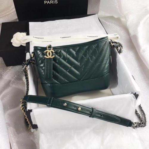 CHANEL GABRIELLE Original Petit Sac Hobo A91810 vert