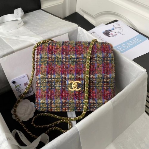 CHANEL PETIT SAC À RABAT AS3649 Multicolore