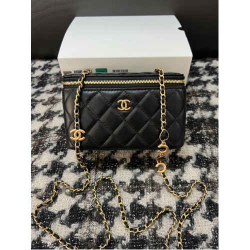 CHANEL VANITÉ AVEC CHAÎNE 68105 Noir