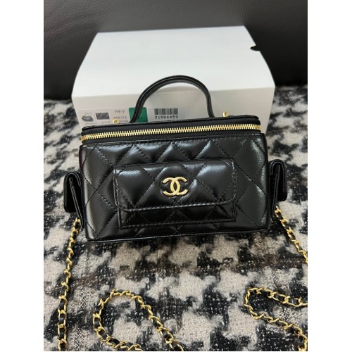 CHANEL VANITÉ AVEC CHAÎNE 68112 noir