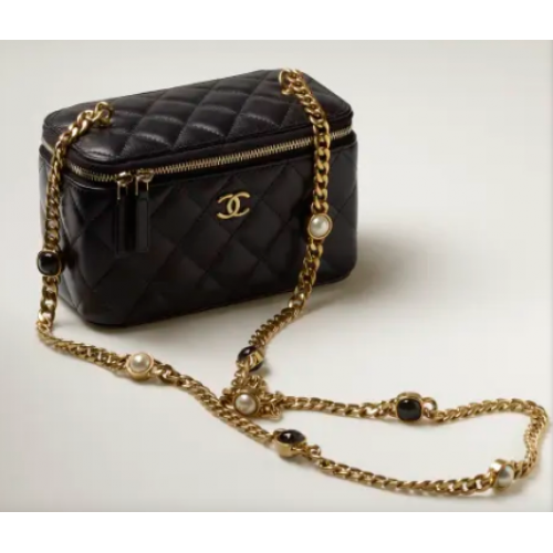 CHANEL VANITÉ AVEC CHAÎNE AP2937 noir