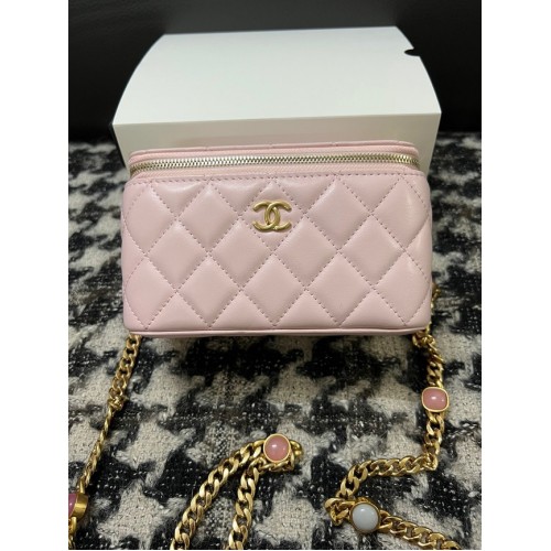CHANEL VANITY AVEC CHAÎNE AP2937 rose