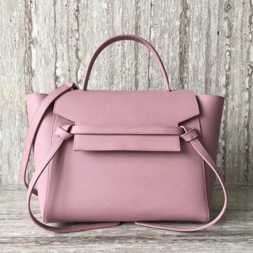 Celine Belt Bag Origina Sac fourre-tout en cuir A98311 rose