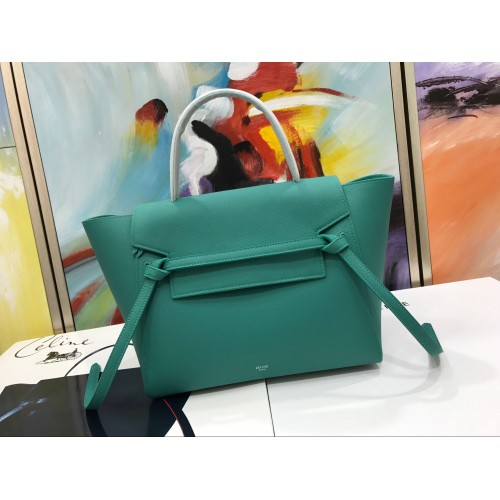 Celine Sac Banane Cuir Original C98312 Vert