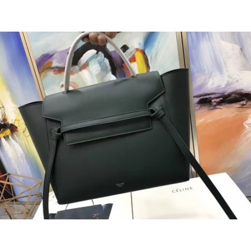 Celine Sac Banane Original Cuir Lisse C3349 Vert