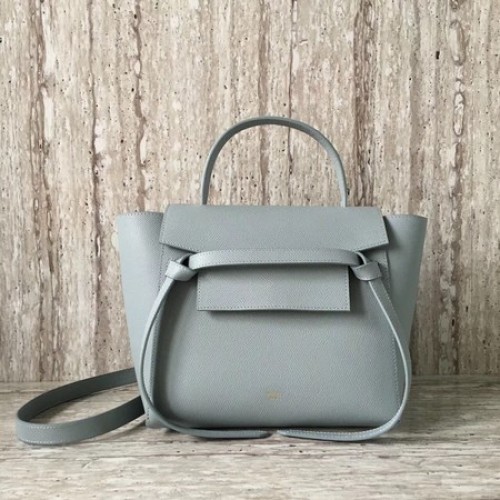 Celine Ceinture mini Sac Original Cuir C98310 Bleu Clair