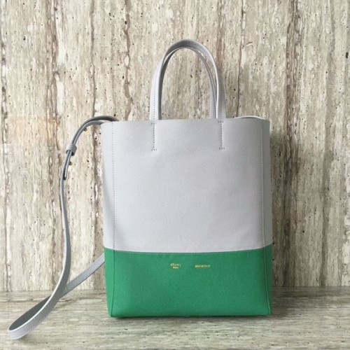 Celine Cabas Phantom Bags Cuir De Veau C2204 Gris&Vert