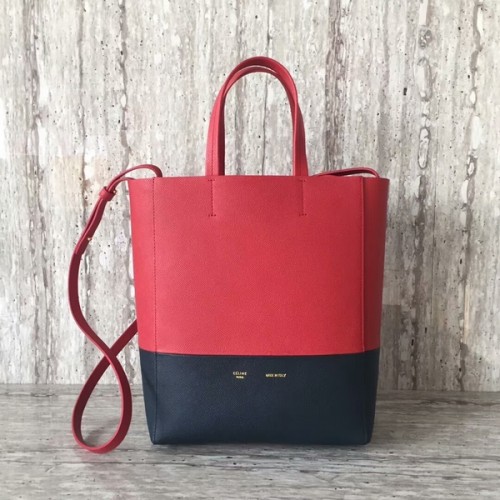 Celine Cabas Phantom Bags Cuir De Veau C2204 Rouge&Bleu