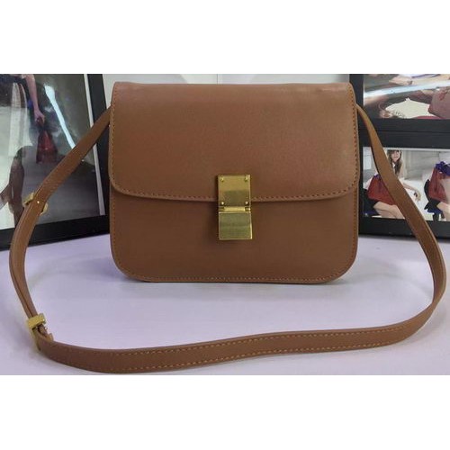 Celine Classic Box Flap Bag Cuir de veau C88008 Blé