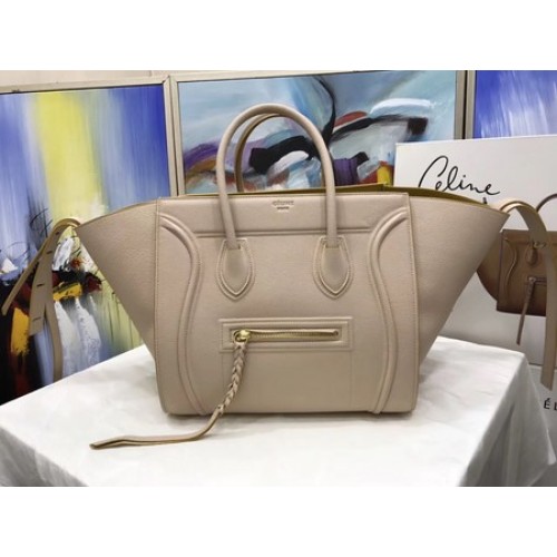 Celine Bagages Phantom Tote Bag Cuir De Veau CT3372 Abricot&Jaune