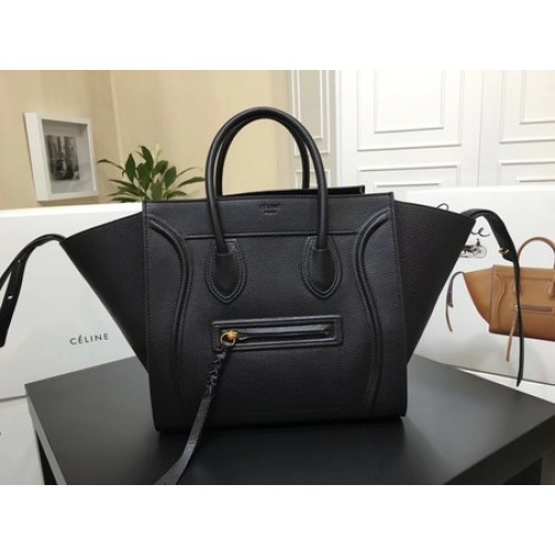 Celine Bagages Phantom Tote Bag Cuir De Veau CT3372 Noir