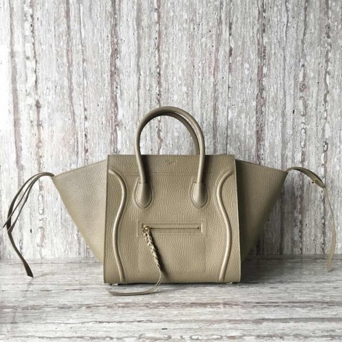 Celine Bagages Phantom Tote Bag Cuir De Veau CT3372 Gris