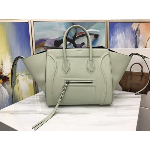 Celine Bagages Phantom Tote Bag Cuir De Veau CT3372 Gris Clair