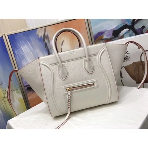 Celine Bagages Phantom Tote Bag Cuir de veau CT3372 OffWhite