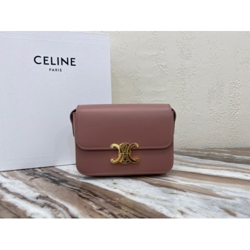 Celine MINI SAC CLASSIQUE EN CUIR DE VEAU BOX CL01503 rose