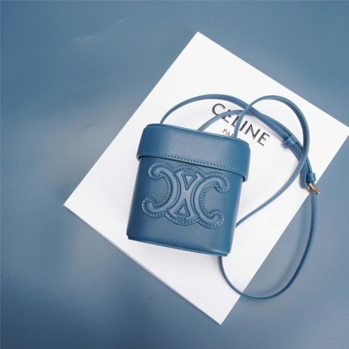 Celine MINI SAC TEEN CLASSIC EN CUIR DE VEAU BOX 199263 bleu
