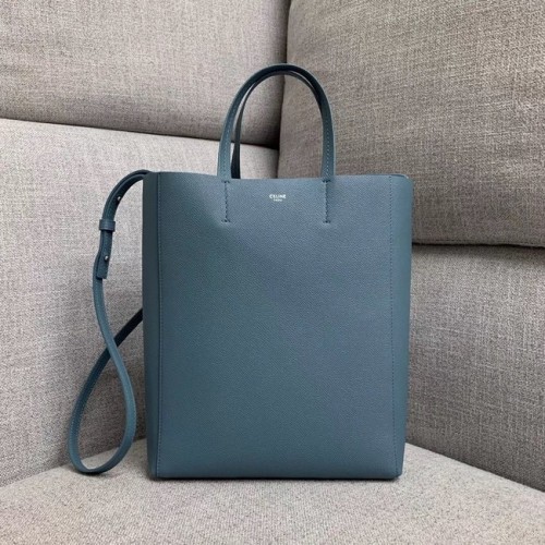 Celine Original Sac CABAS en Cuir 189813 Bleu