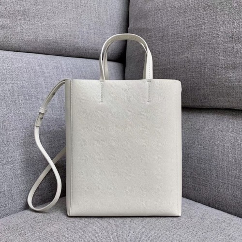 Celine Original Sac CABAS en Cuir 189813 Blanc