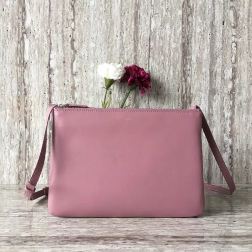 Celine Original Sac à bandoulière en cuir 55421 rose