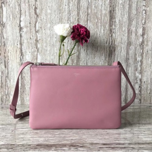 Celine Original mini sac à bandoulière en cuir 55420 rose