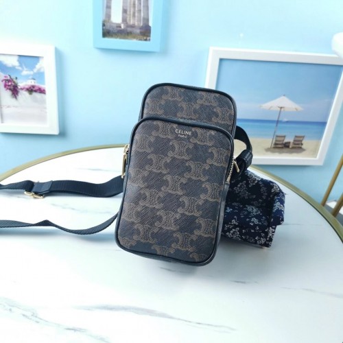 Celine PETIT SAC POUR APPAREIL PHOTO EN TOILE TRIOMPHE CL90832 noir