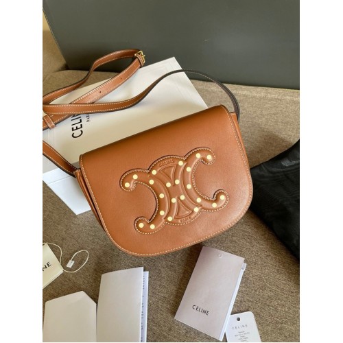 Celine SAC TEEN CLASSIC CUIR DE VEAU A199292 TAN