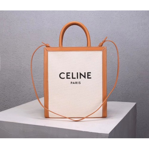 Celine SAC TEEN TRIOMPHE EN TOILE TRIOMPHE ET CUIR DE VEAU CL91041 blanc