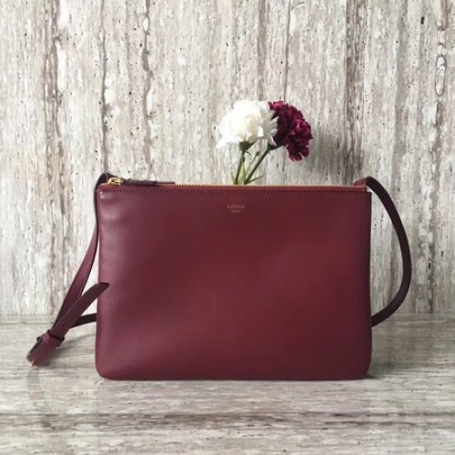 Celine Trio Crossbody Messenger Bag C55421 Bordeaux
