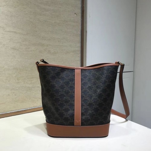 SEAU MOYEN EN TOILE TRIOMPHE CL01132 fauve